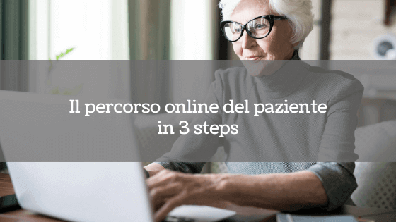 Il percorso online del paziente in 3 steps