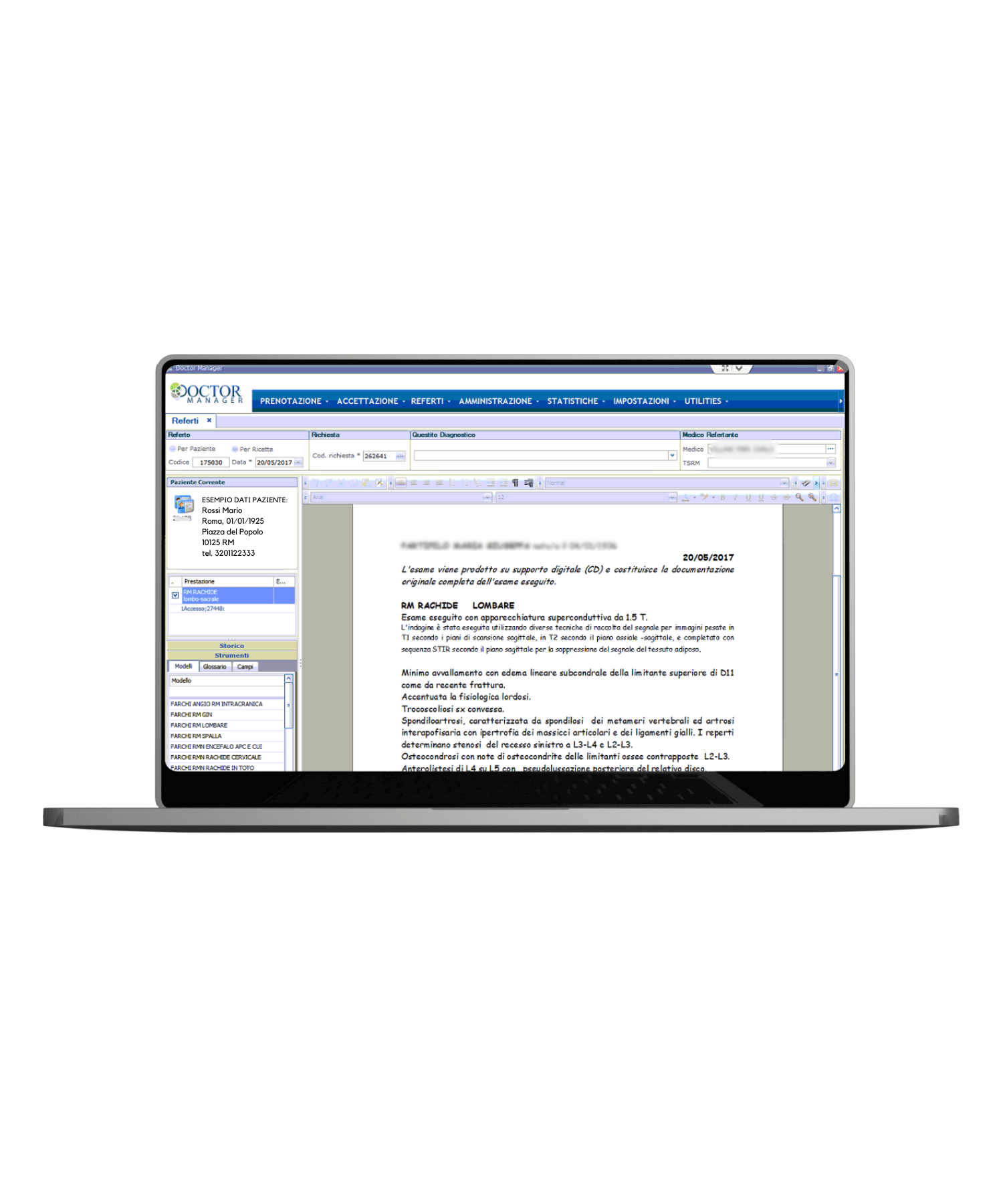 Referto FSE 2.0 Doctor Manager