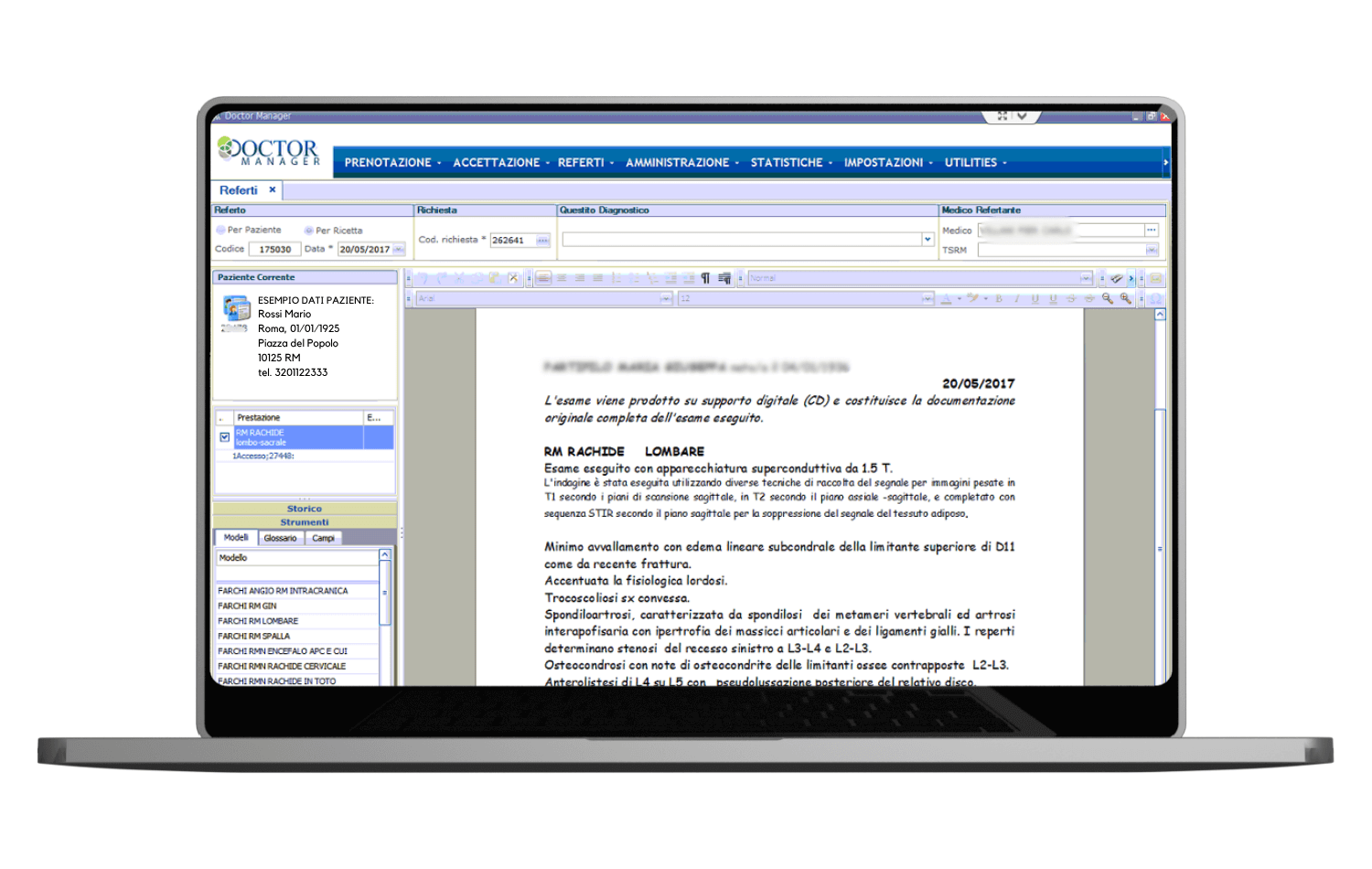 Referto FSE 2.0 Doctor Manager mobile