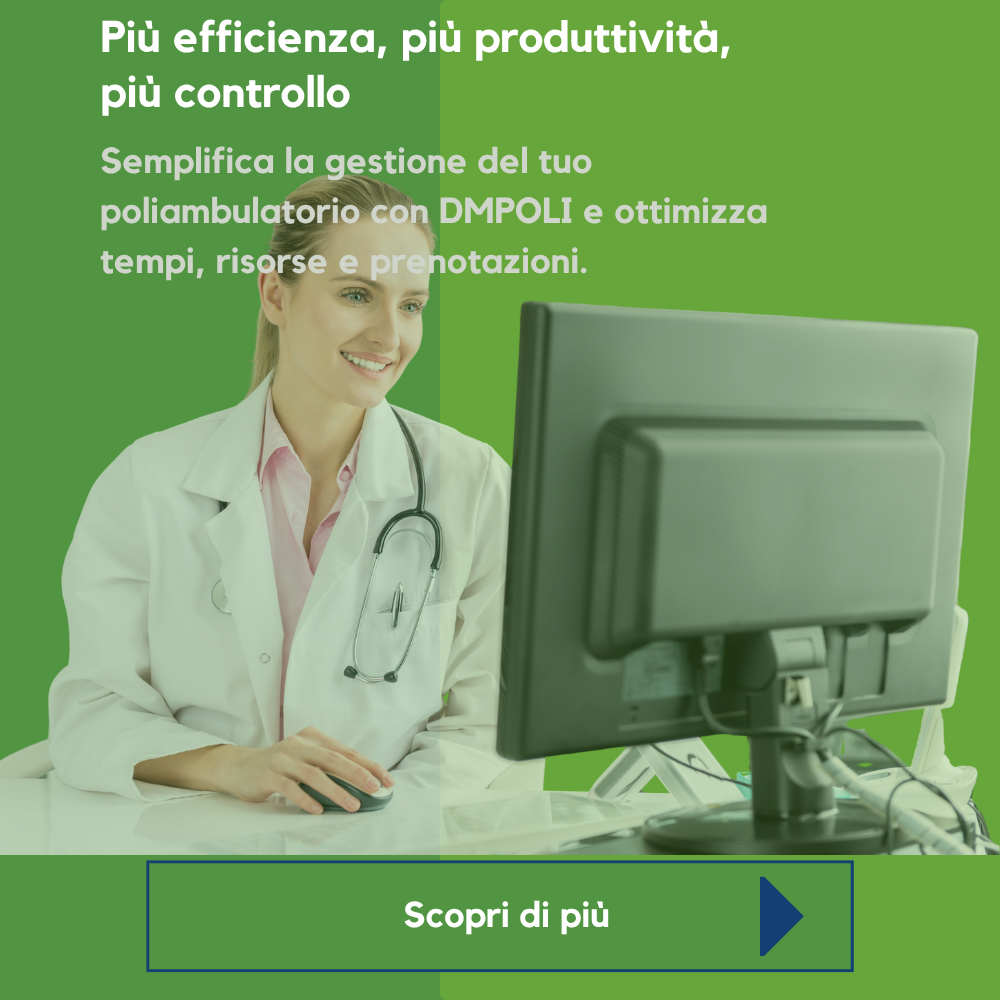 Banner DMPOLI, software gestionale per poliambulatori mobile