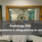 radiologo che esegue un esame radiologico