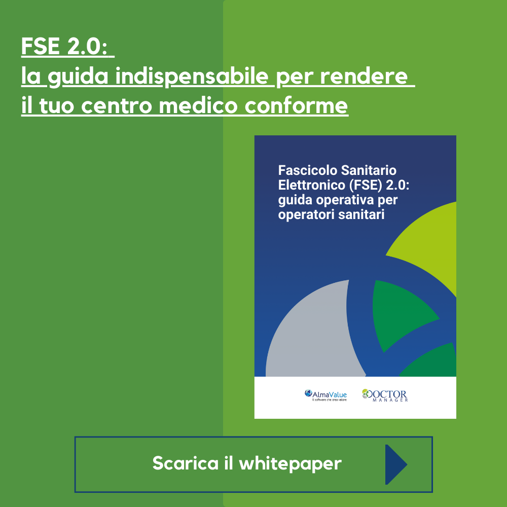 invio a scaricare il whitepaper FSE per operatori sanitari in ambulatori e poliambulatori